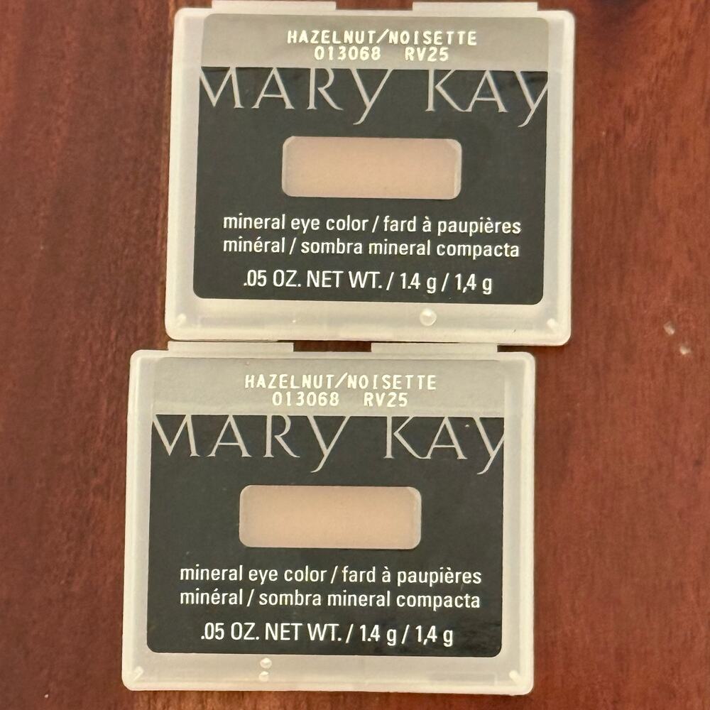 Lot of 2 New Mary Kay Mineral Eye Color Hazelnut Full Size 013068